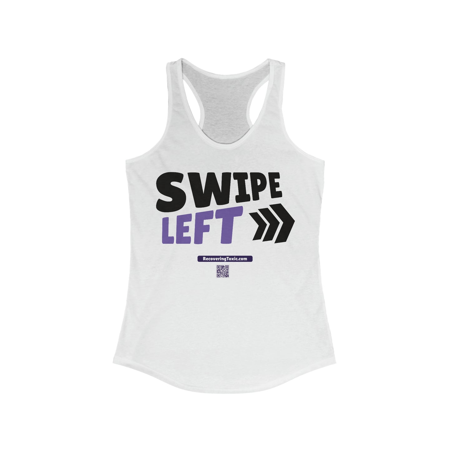 SWIPE Left Racerback Tank